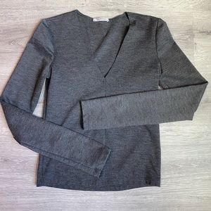 Zara women long sleeve crop top